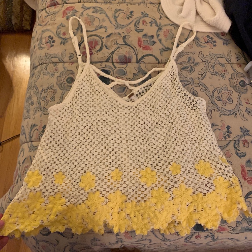 Free People Yellow Cami